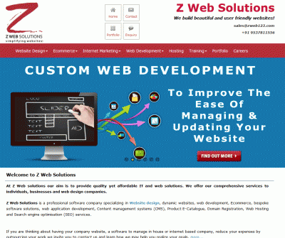 Z Web Solutions Website Design Software Solutions