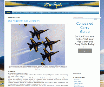 U.S. Navy Blue Angels Schedule and Marine Corps 