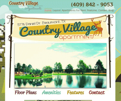 Country Village Apartments in Beaumont Texas