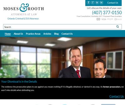 Moses and Rooth Attorneys at Law Orlando Criminal & DUI Attorneys