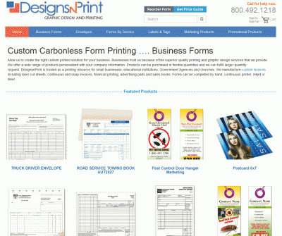 Invoice Printing Company - DesignsnPrint