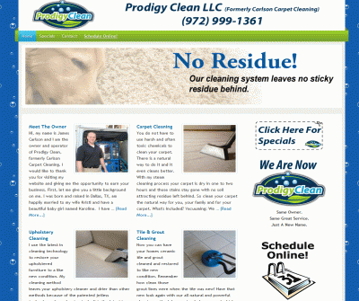 Carpet Cleaning - Prodigy Clean Dallas