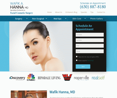 Dr. wafik a Hanna is a chicago cosmetis surgeon 