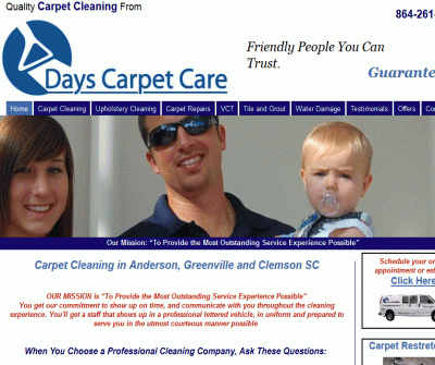 Carpet Cleaning - Days Carpet Care