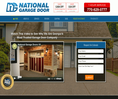 National Garage Door | Voted Best Garage Door Repair Company in Atlanta, GA
