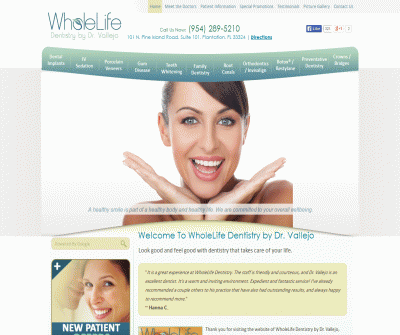 WholeLife Dentistry By Dr. Vallejo Dentist Plantation FL