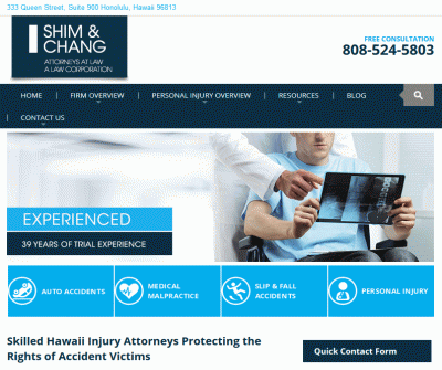 Honolulu Personal Injury Settlements attorneys at law
