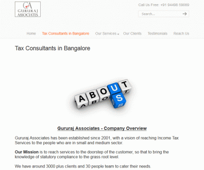 Gururaj Associates-Tax Consultants in Bangalore, VAT consultants