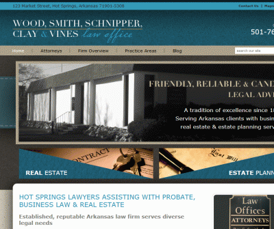 Probate, Business Law and Real Estate Attorneys in Hot Springs