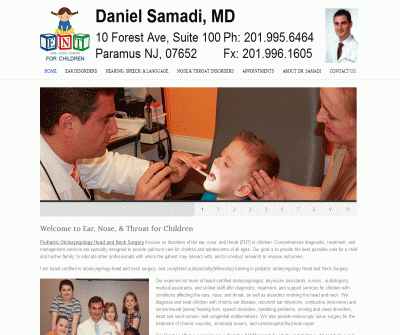Pediatric ENT NJ by Dr Daniel Samadi