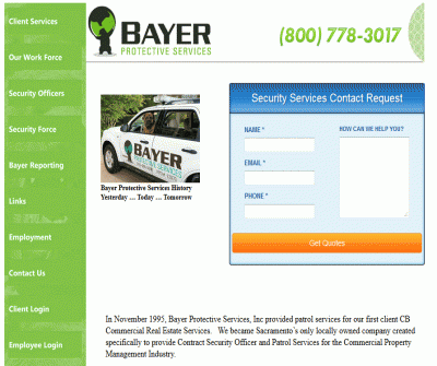 Bayer Protective Services California