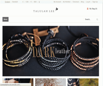 Talulah Lee's carefully edited collection of handmade designer jewelry.