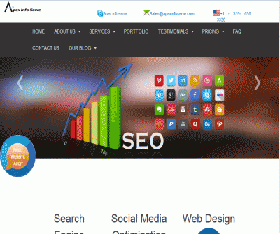 Web Design, SEO, SMO for Google Ranking - Apex Info-Serve USA