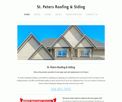 Roof Repair, Roof Replacement, Home Siding, Decking St. Peters MO