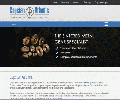 Capstan Atlantic is a leading supplier of powder metal components in North America. The following describes our capabilities: