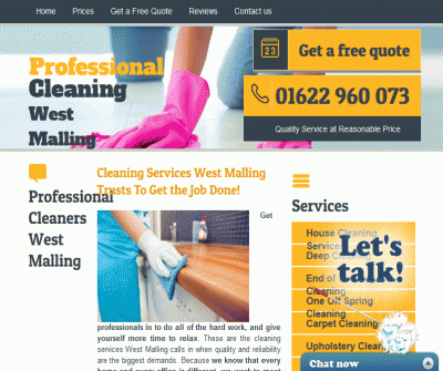 Cleaners West Malling