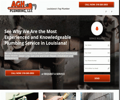 AGH Plumbing LLC Sewer, Drains Louisiana