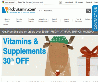 Discount Vitamins | Pickvitamin.com 