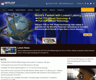 Intilop Corporation TCP Offload Engine