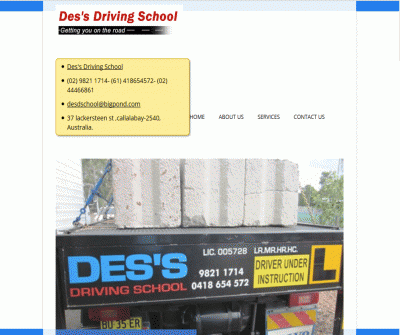 Des's Driving School
