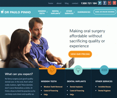 Dr Paulo Pinho Dental Implants,Wisdom Teeth Removal Sydney Australia