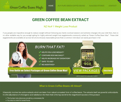 Green Coffee Beans Magic - Buy Green Coffee Bean Extract, Pills, Tablets