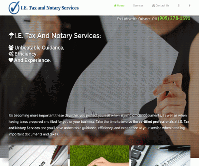 I.E. Tax and Notary Services Fontana CA