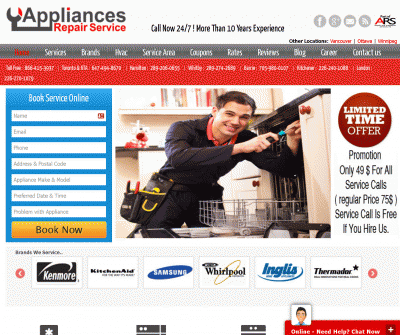 Appliance Repair Service Toronto and the GTA 