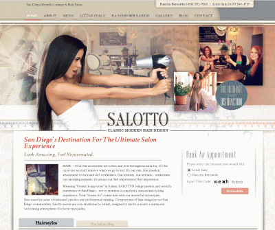 Salotto Blowdry Lounge Ultimate San Diego Hair Salon 