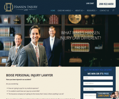 Hansen Injury Law Firm Matt Hansen and Ken Christensen Idaho 