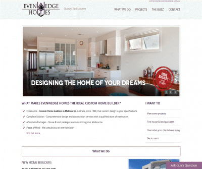 Evenwedge Homes Designer Home Builders Melbourne Australia