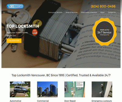 Certified Locksmith Company Vancouver