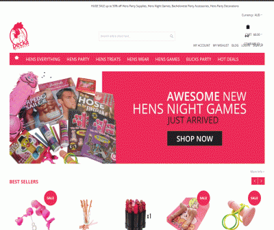 Pecka Products Bachelorette Party Favours Online Hens Party Shop