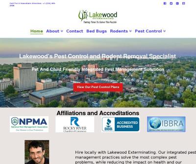 Lakewood Exterminating Local Exterminator Pest Control services Ohio