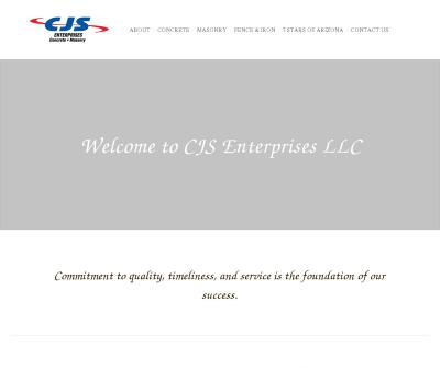CJS Enterprises LLC Commercial Concrete, Masonry, Fence Contracting Phoenix, AZ