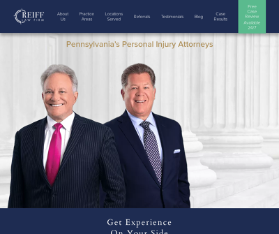 Philadelphia Injury Lawyers, Medical Malpractice, Car Accident Lawyer, Reiff Law Firm