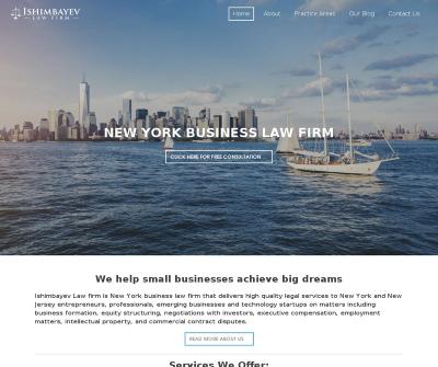 Ishimbayev Law Firm NY Small Business Lawyer Corporate, Small Business Law