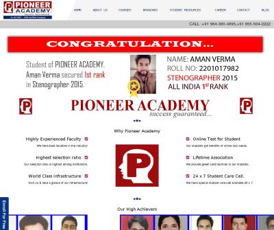 Pioneer Academy SSC / HSSB JE Exam Coaching India