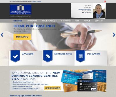 John Beard - Dominion Lending Centres Mortgage Broker Edmonton