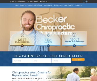 Becker Chiropractic and Acupuncture  Dr. Dane Becker West Omaha NE