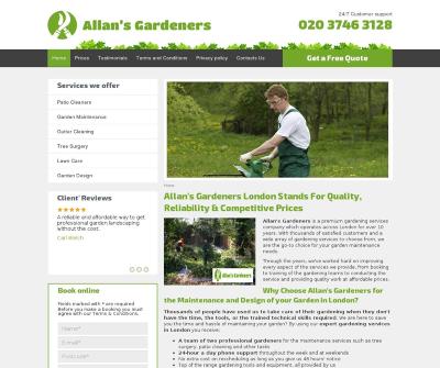 Allan''s Gardeners Landscape and Garden Design London UK