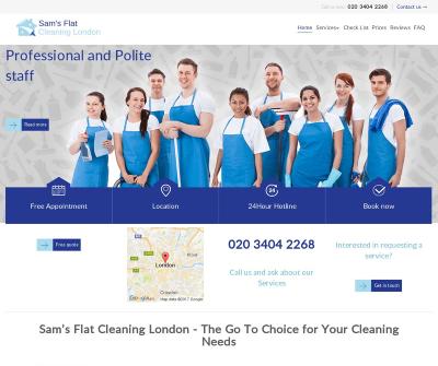 Sam's Flat Cleaning London Providing Expert Services M25 area.