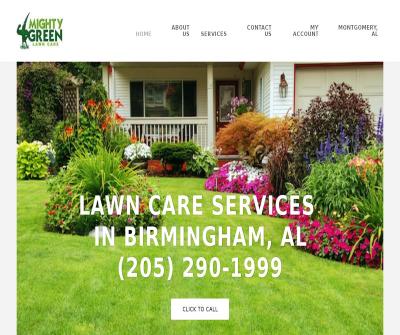 Mighty Green Lawn Care in Birmingham Alabama 