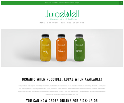 JuiceWell Providing Natural Juices