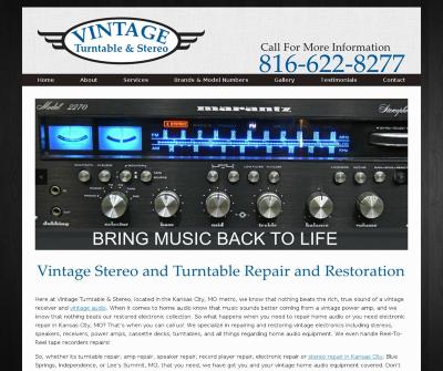 Vintage Turntable & Stereo