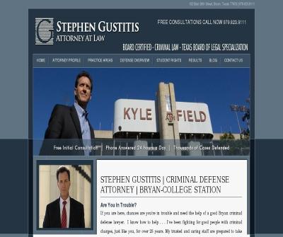 Stephen Gustitis | Criminal Defense Attorney