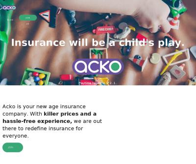 Acko General Insurance Company Limited.