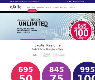 Excitel: Best Broadband Plans