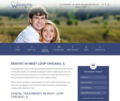 Washington Dental Care Chicago, IL Cosmetic Dentistry Dental Implants Dentures 