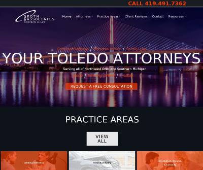 Groth & Associates Toledo,OH Personal injury Criminal Defense Family Law 